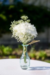 MonaLisa wedding planner tours 37 organisation mariage décoration cocktail vase gypsophile