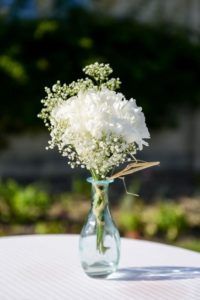 MonaLisa wedding planner tours 37 organisation mariage décoration cocktail vase gypsophile