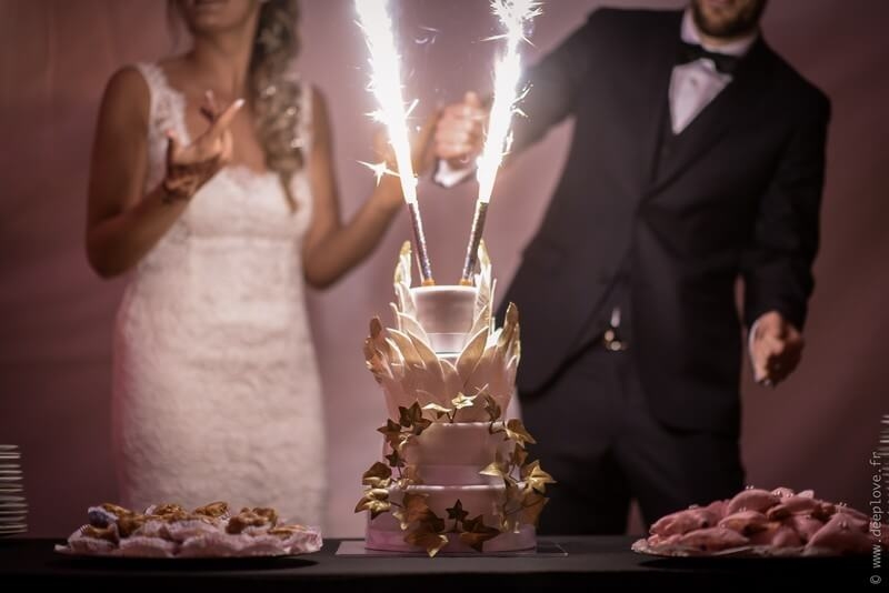 MonaLisa wedding planner tours 37 organisation mariage wedding cake blanc et or