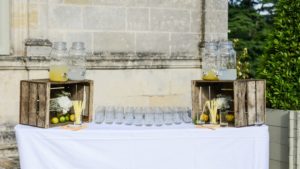 limonade mariage cocktail chateau bourdaisiere wedding planner tours 37