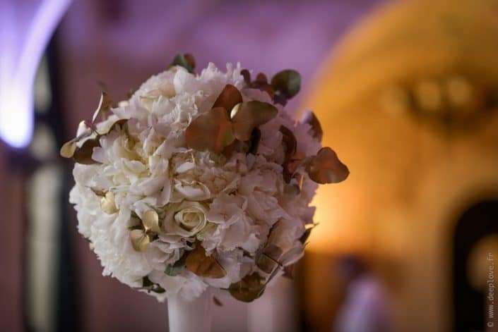 MonaLisa wedding planner tours 37 indre et loire mariage art hotel fleurs blanc et or