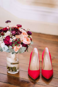 wedding planner - Tours- Indre et Loire - chaussures mariée - bouquet mariage