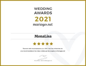 prix wedding planner tours monalisa mariages 2021